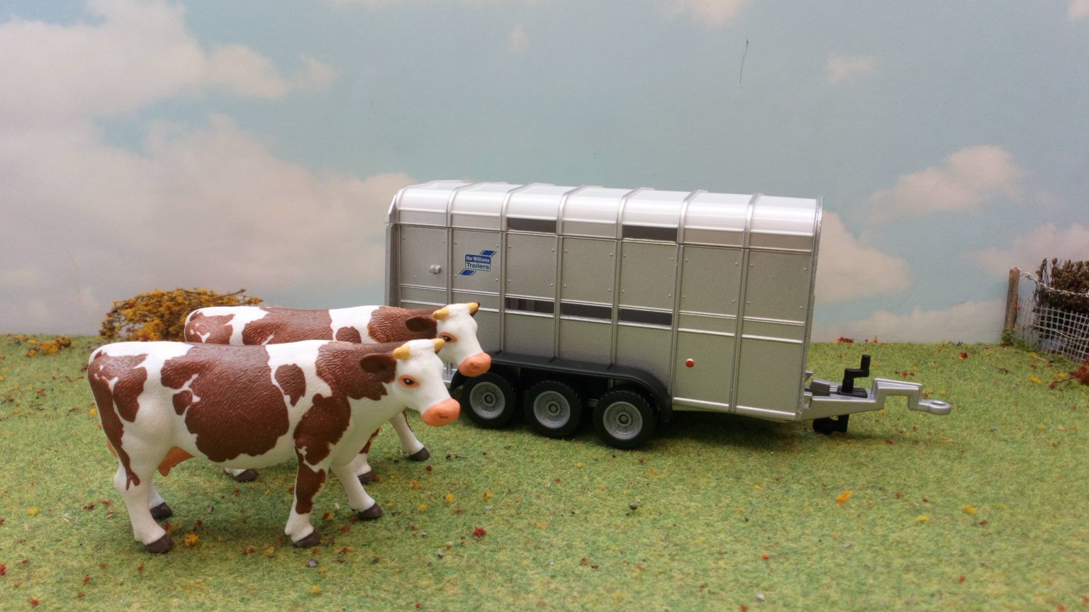 Siku 1 32 Ifor-williams Livestock Trailer - Carpet Farmer